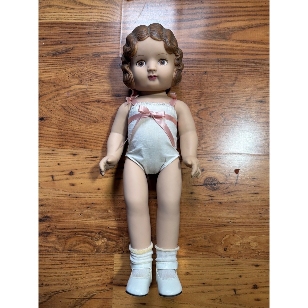 Vintage 1991 Daisy Kingdom Pansy Doll Brown Hair Brown Eyes Style 4032-12122